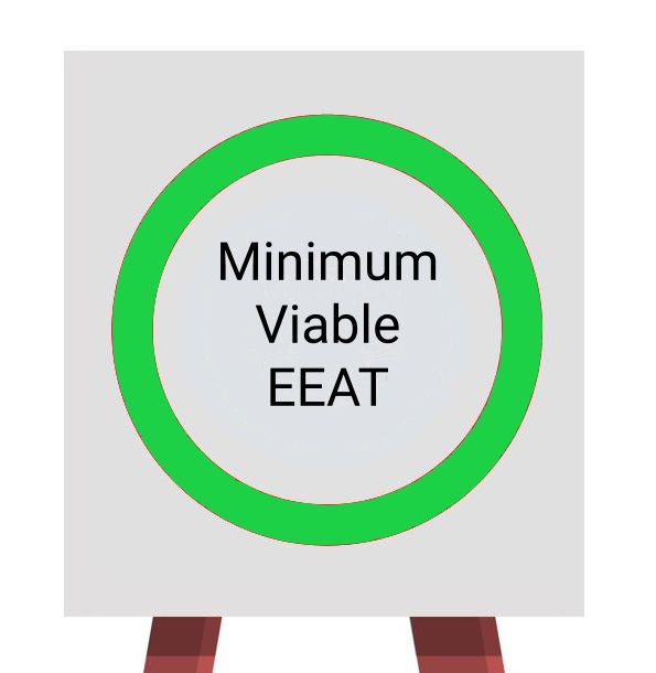 targeting minimum viable E-E-A-T